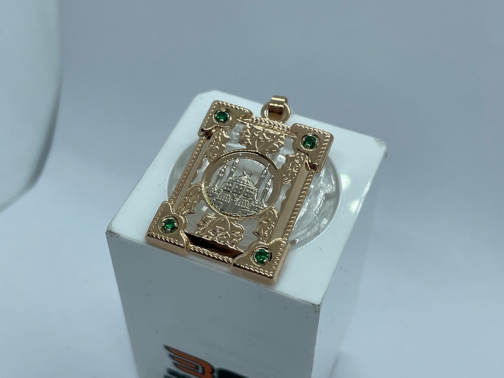 КЗ.27/Мечеть/з585 ПОДВЕСКА МЕЧЕТЬ (Au 585)