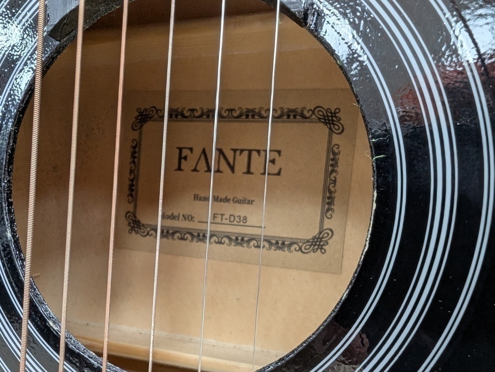 Гитара акустическая Fante FT-D38