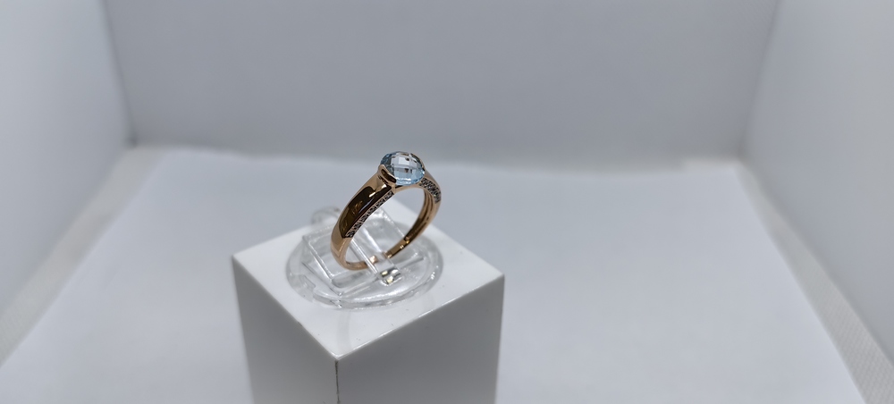 КОЛКМИ585 КОЛЬЦО С КАМНЯМИ (Au 585)