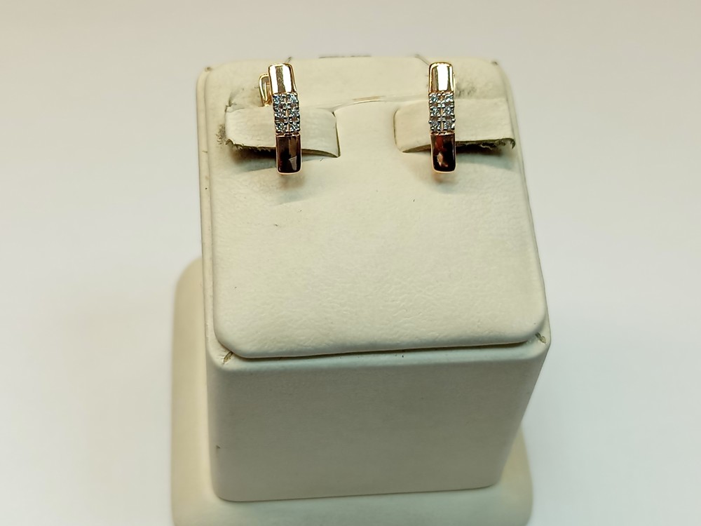 СЕРЬГИ С КАМНЯМИ (Au 585)