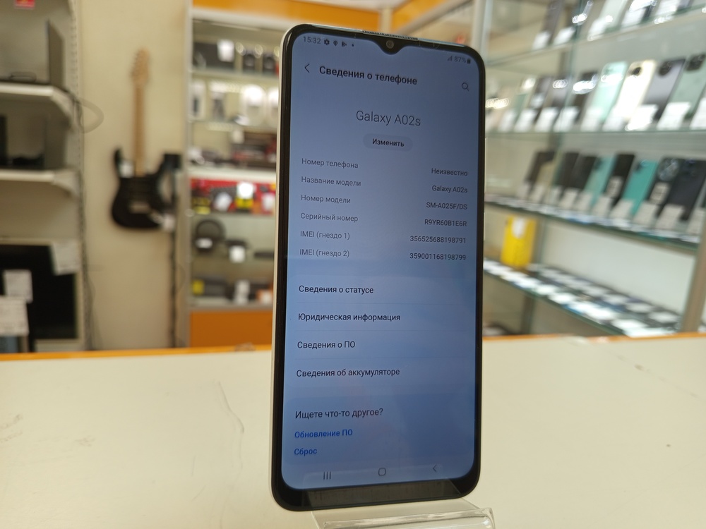 Смартфон Samsung Galaxy A02s 2/32