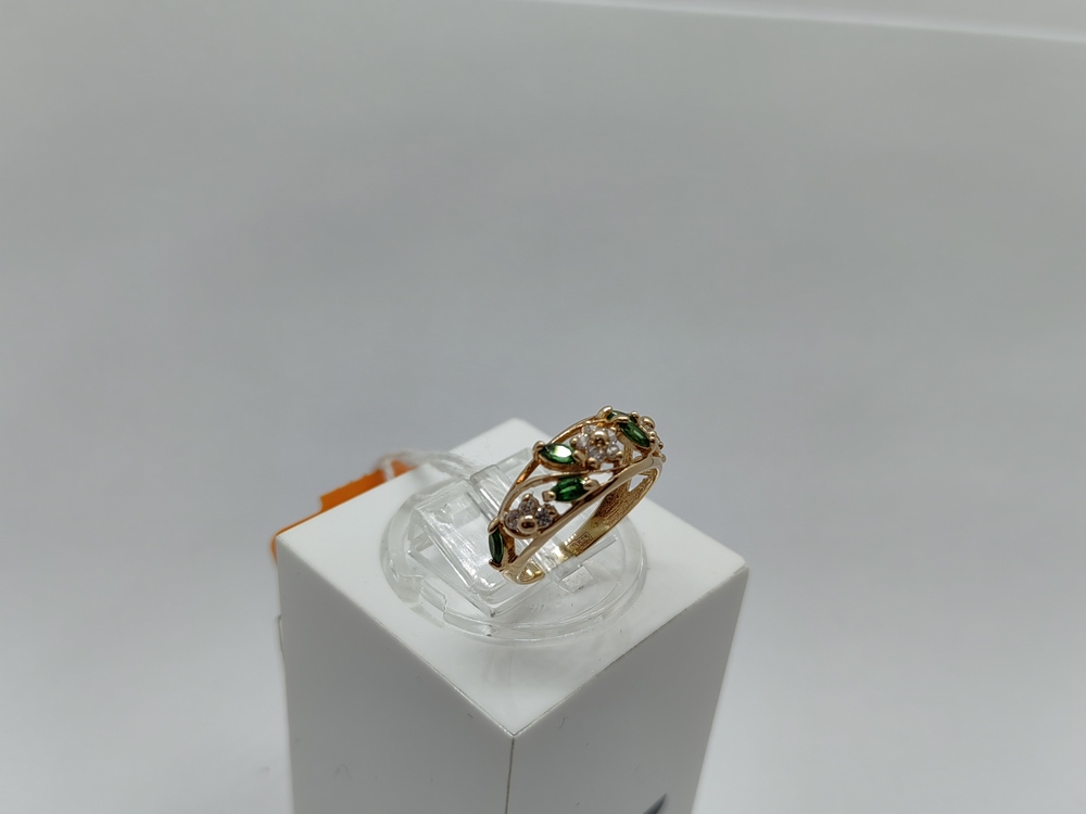 КОЛКМИ585 КОЛЬЦО С КАМНЯМИ (Au 585)