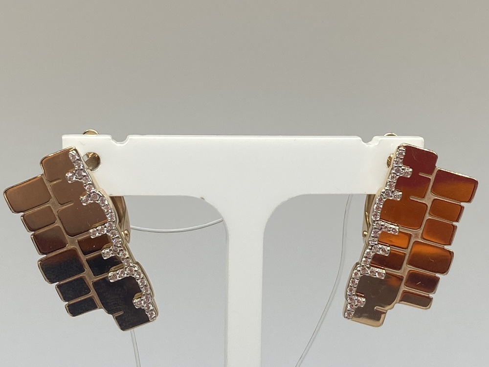 СЕРЬГИ С КАМНЯМИ (Au 585)