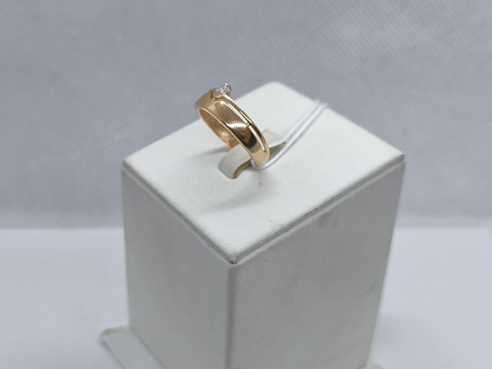 КОЛКМ585 КОЛЬЦО С КАМНЕМ (Au 585)