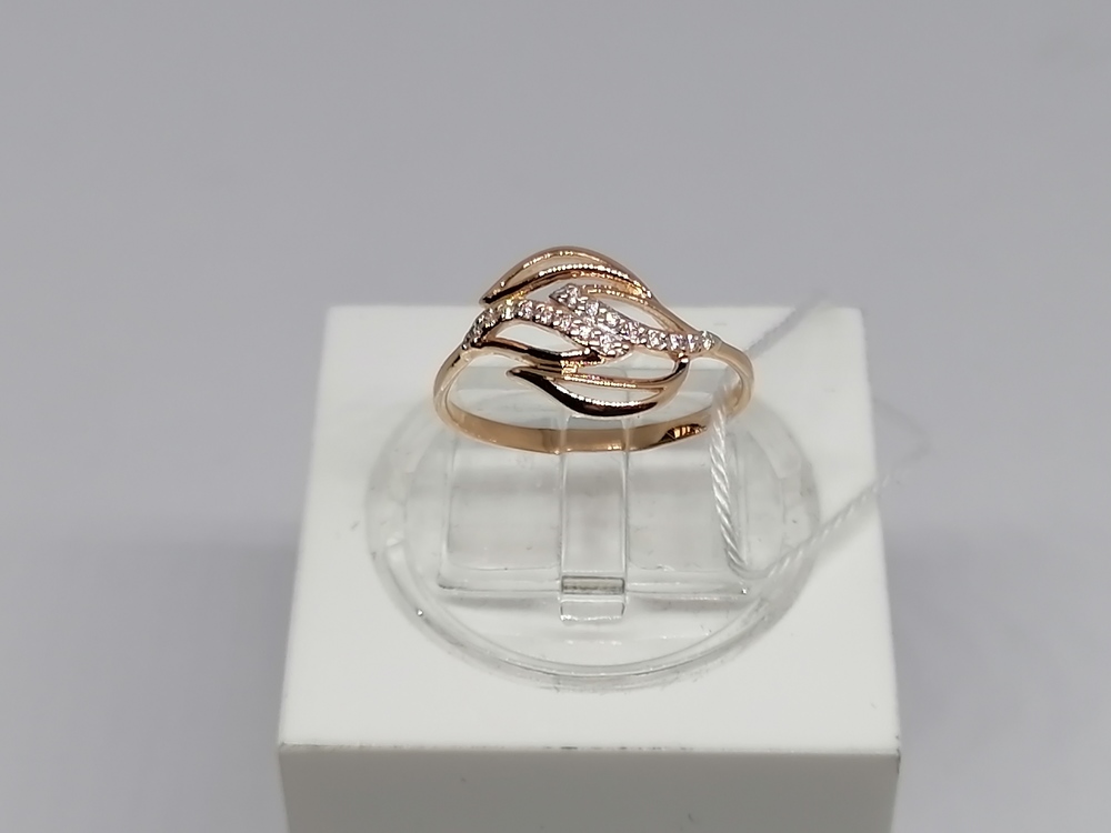 КОЛКМИ585 КОЛЬЦО С КАМНЯМИ (Au 585)