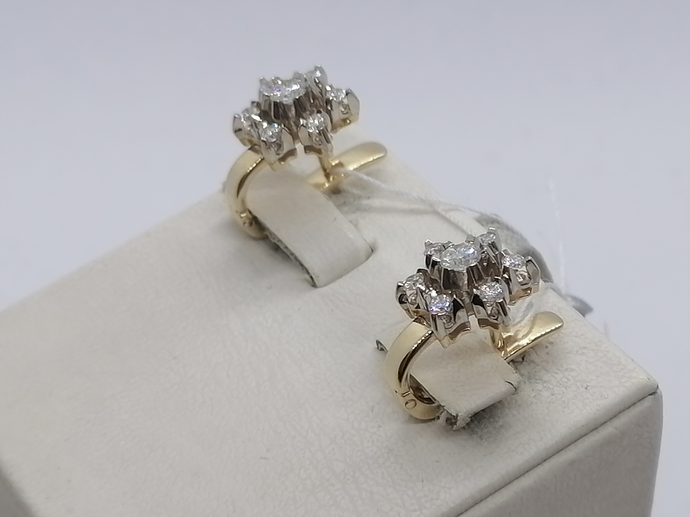 СЕРЬГИ БРИЛЛИАНТ (Au 585)