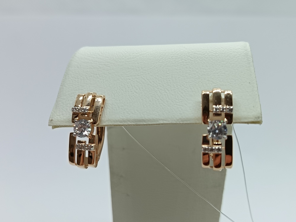 СЕРЬГИ С КАМНЯМИ (Au 585)