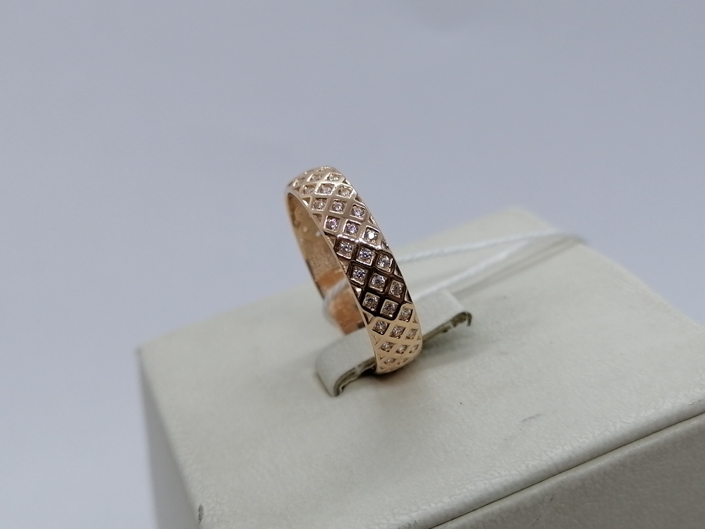 КОЛКМИ585 КОЛЬЦО С КАМНЯМИ (Au 585)