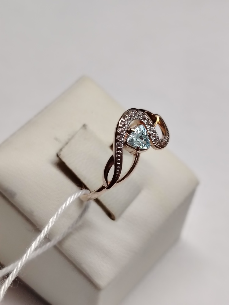 КОЛКМИ585 КОЛЬЦО С КАМНЯМИ (Au 585)