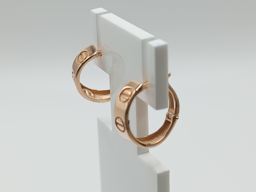 СЕРЬГИ БЕЗ КАМНЯ (Au 585)