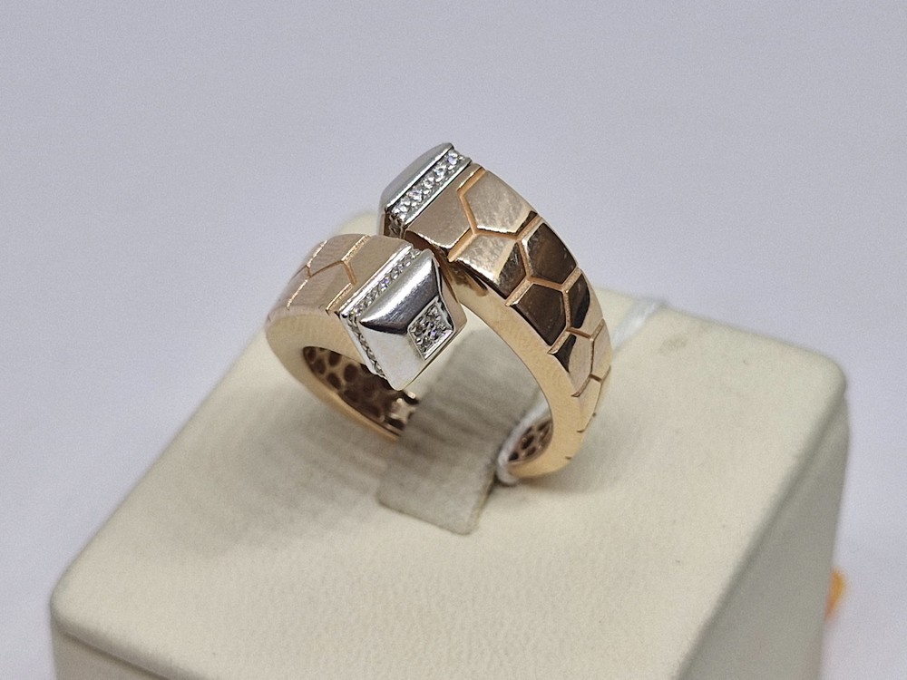 КОЛКМИ585 КОЛЬЦО С КАМНЯМИ (Au 585)