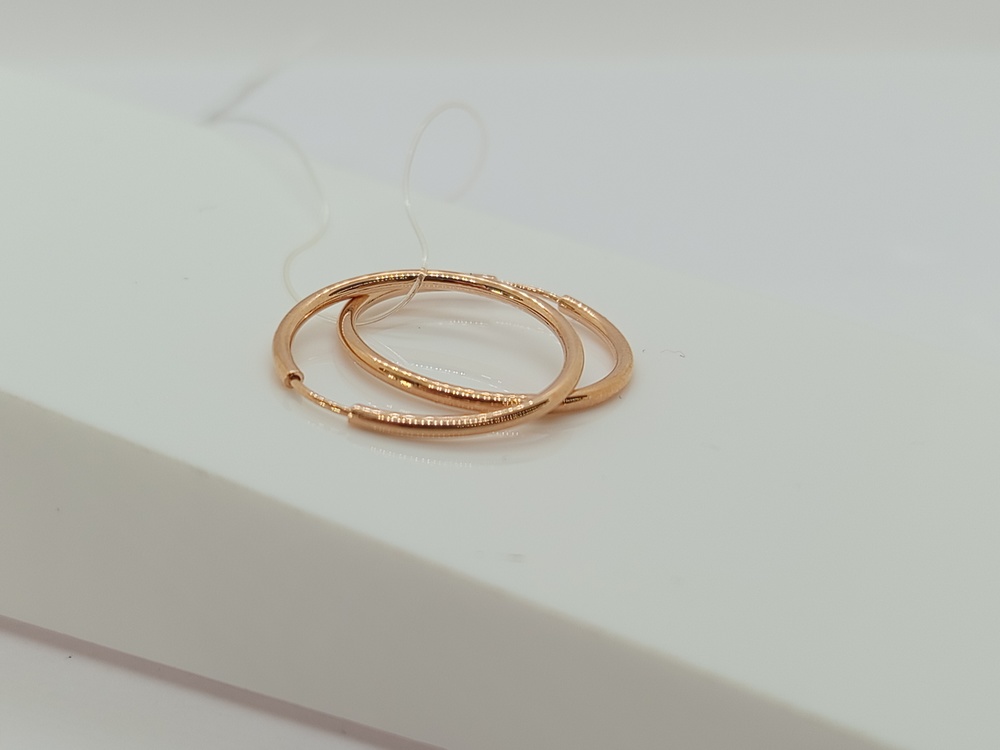 СЕРЬГИ КОНГО без камня (Au 585)