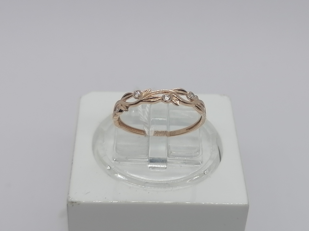 КОЛКМИ585 КОЛЬЦО С КАМНЯМИ (Au 585)