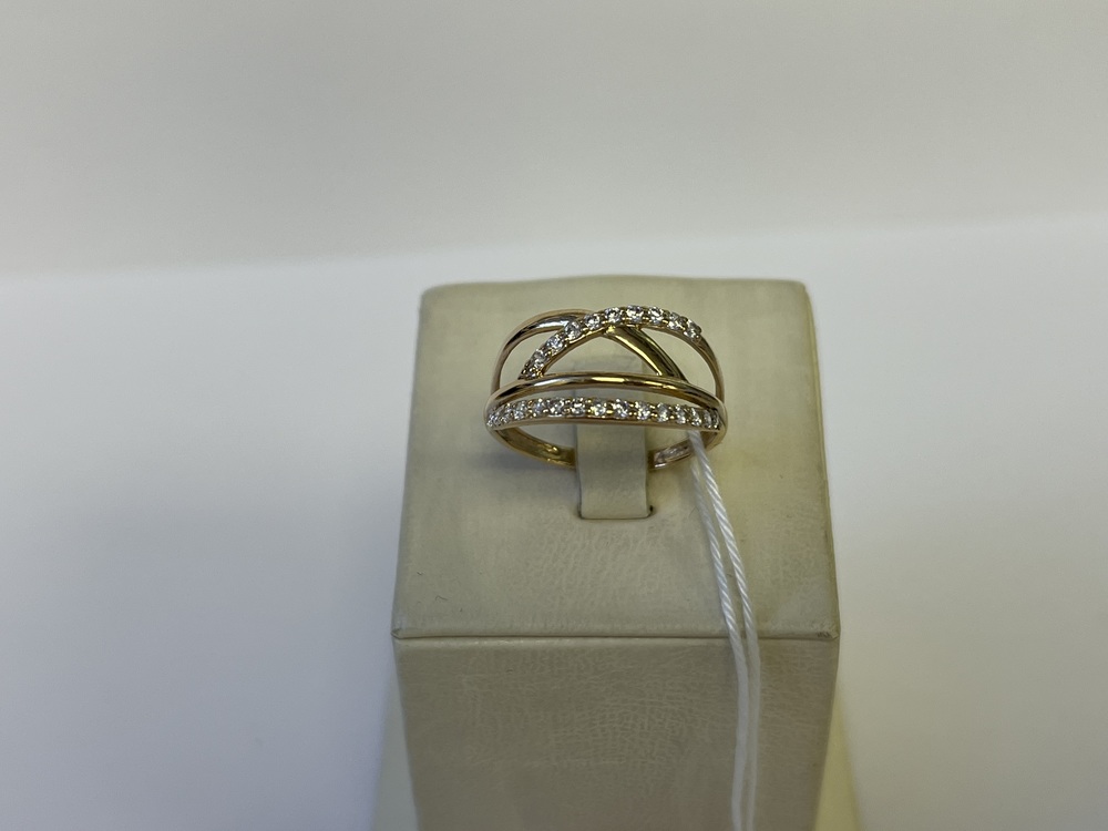 КОЛКМИ585 КОЛЬЦО С КАМНЯМИ (Au 585)