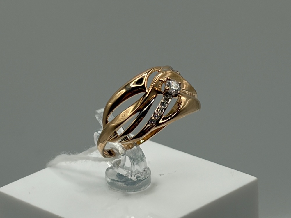 КОЛКМИ585 КОЛЬЦО С КАМНЯМИ (Au 585)