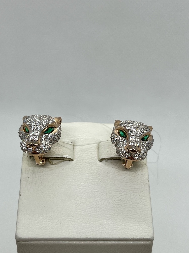 СЕРЬГИ С КАМНЯМИ (Au 585)