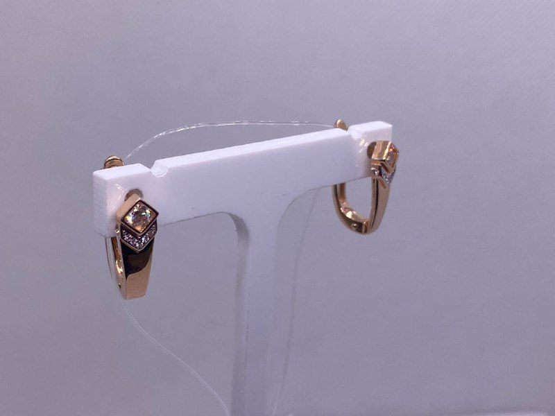 СЕРЬГИ С КАМНЯМИ (Au 585)