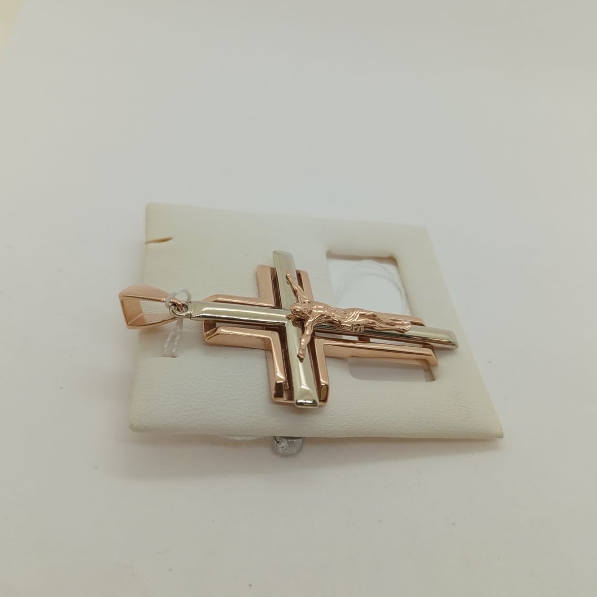 ПОДВЕСКА КРЕСТ без камня (Au 585)