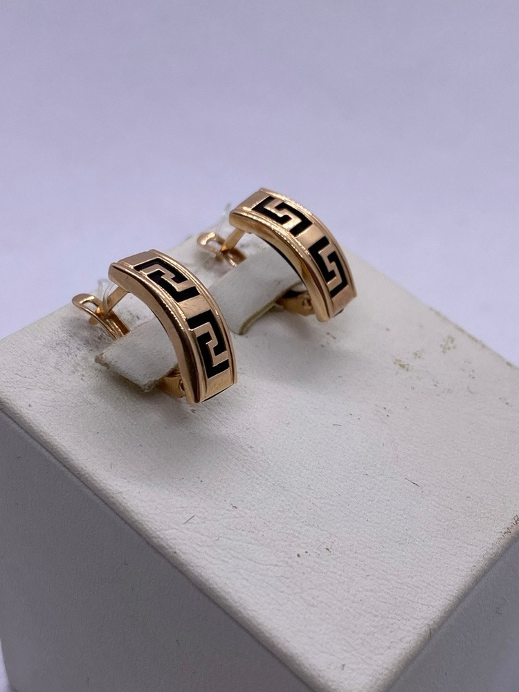 СЕРЬГИ КАУЧУК (Au 585)