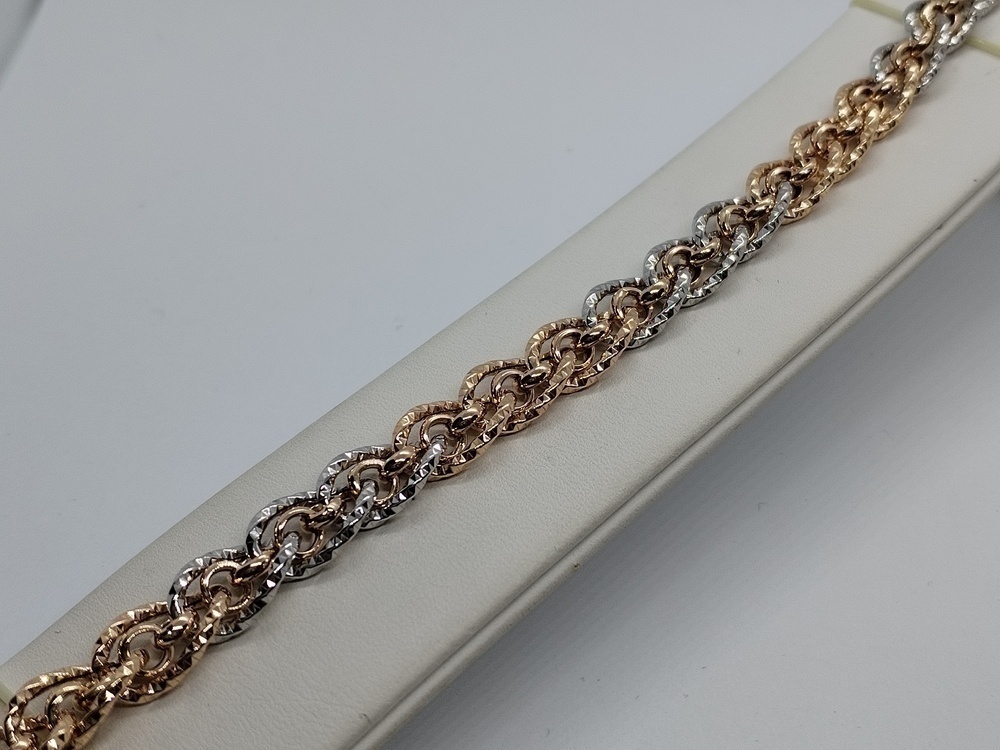 Т-26213 БРАСЛЕТ БЕЗ КАМНЯ (Au 585)