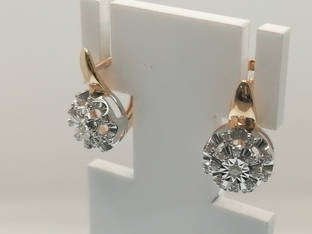 СЕРЬГИ БРИЛЛИАНТ (Au 585)