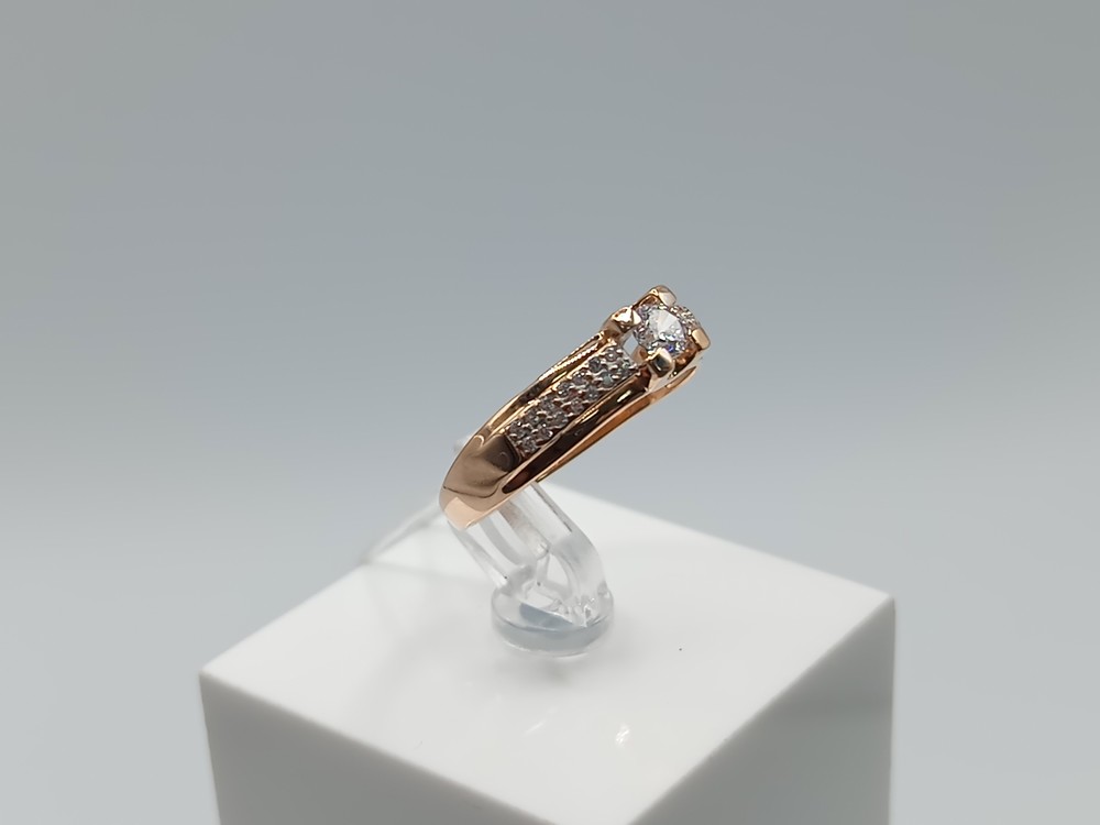 КОЛКМИ585 КОЛЬЦО С КАМНЯМИ (Au 585)