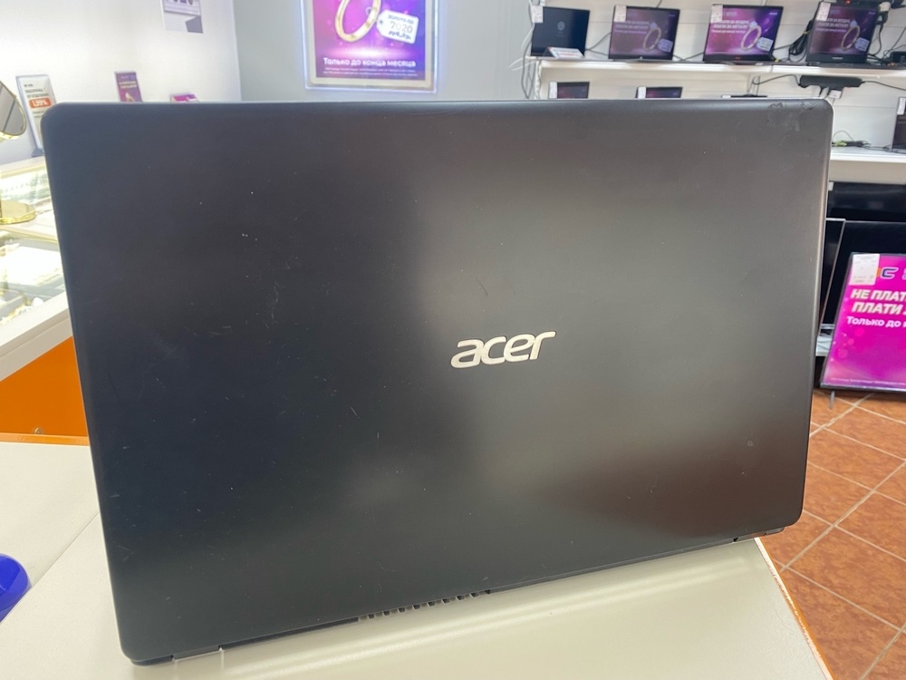 Ноутбук Acer; Ryzen 3 3200U, Intel UHD Graphics, 4 Гб, 256 Гб, Нет