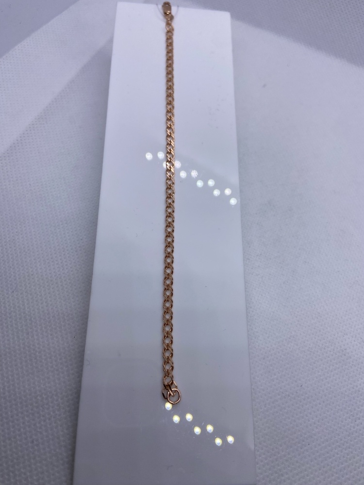 БРАСЛЕТ ПОЛНОВЕСНЫЙ Ромб двойной (Au 585)