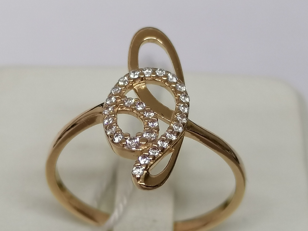 КОЛКМИ585 КОЛЬЦО С КАМНЯМИ (Au 585)