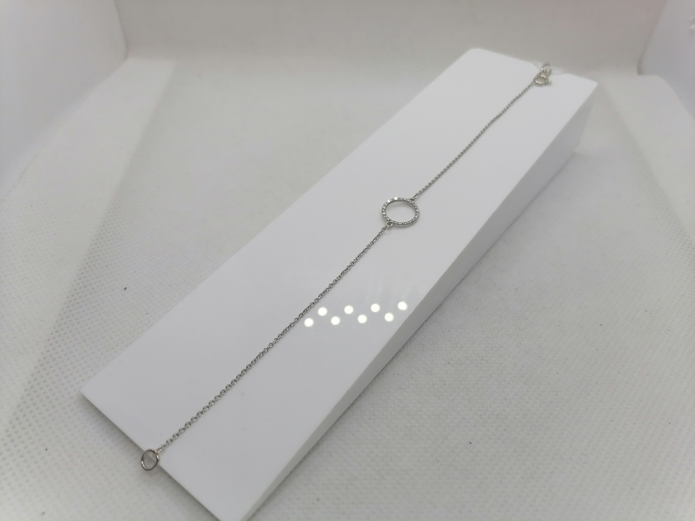 Б585 БРАСЛЕТ С КАМНЯМИ (Au 585)