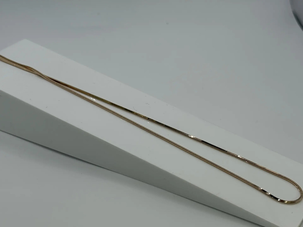 ЦЕПЬ ПОЛНОВЕСНАЯ Снейк квадратный (Au 585)