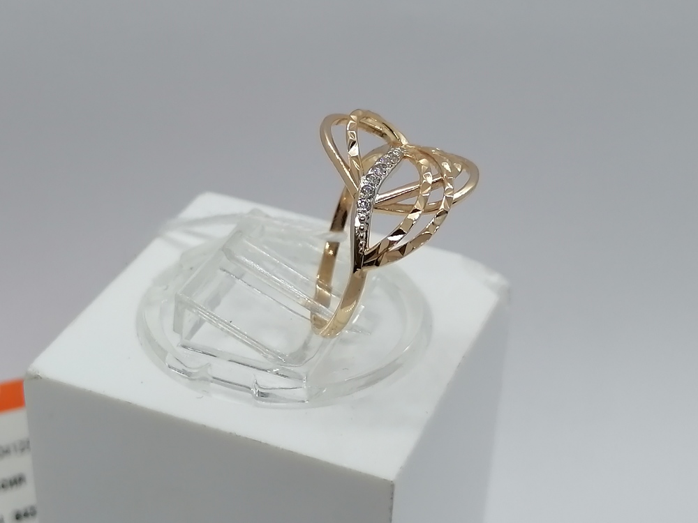 КОЛКМИ585 КОЛЬЦО С КАМНЯМИ (Au 585)