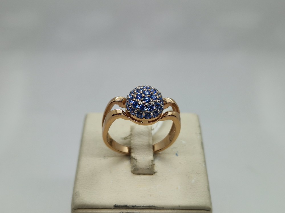 КОЛКМИ585 КОЛЬЦО С КАМНЯМИ (Au 585)