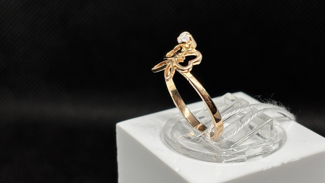 КОЛЬЦО С КАМНЕМ (Au 585)