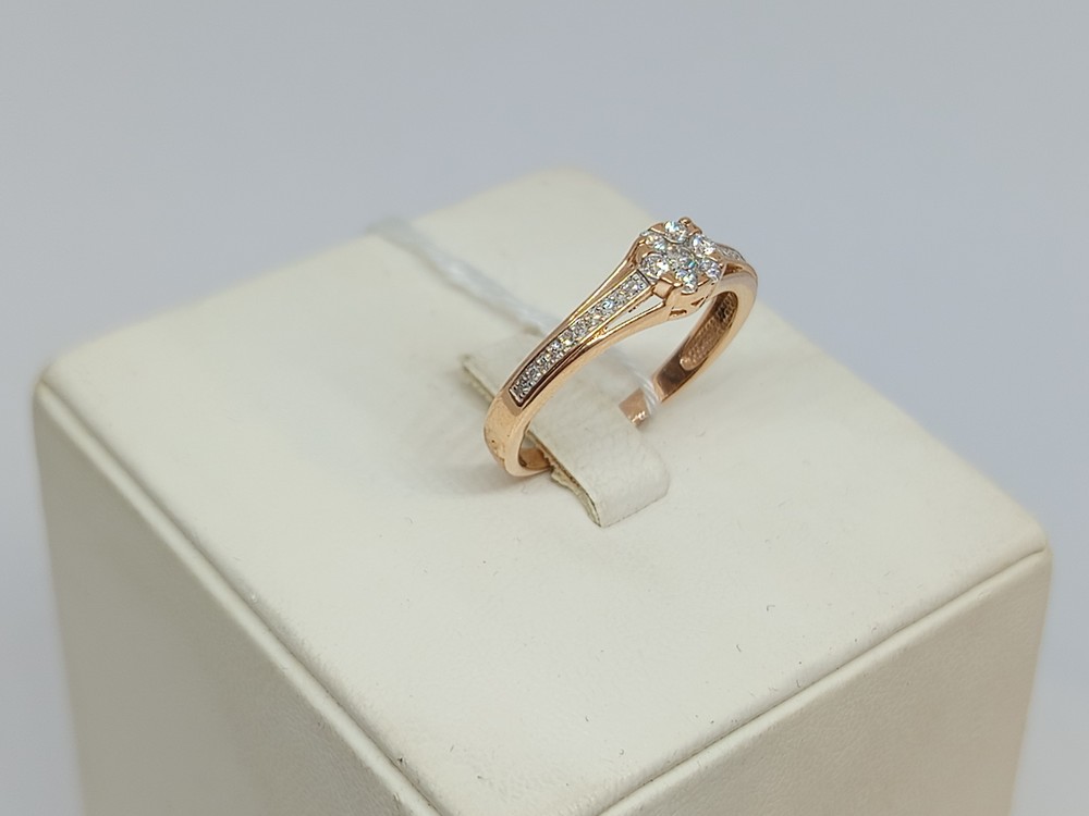 КОЛЬЦО БРИЛЛИАНТ Au 585