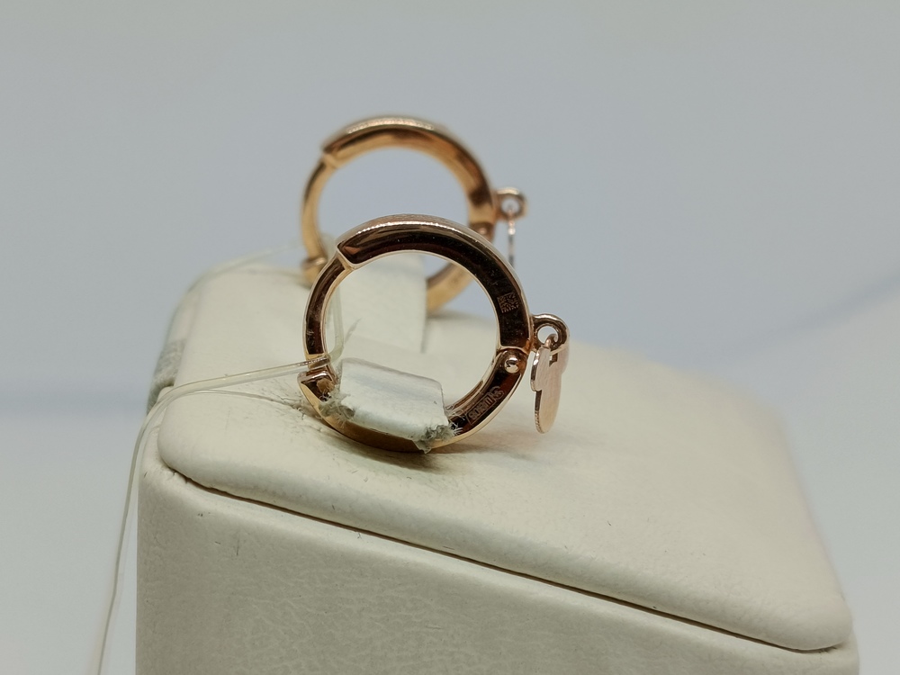 СЕРЬГИ БЕЗ КАМНЯ (Au 585)