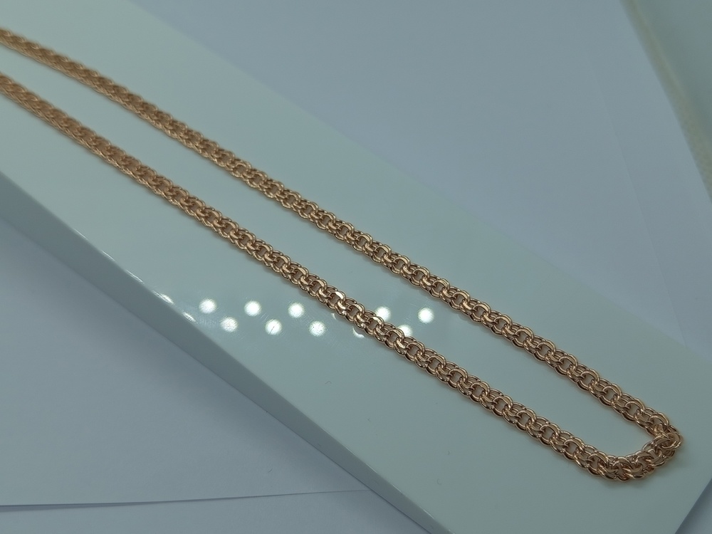 ЦЕПЬ ПУСТОТЕЛАЯ Бисмарк (Au 585)