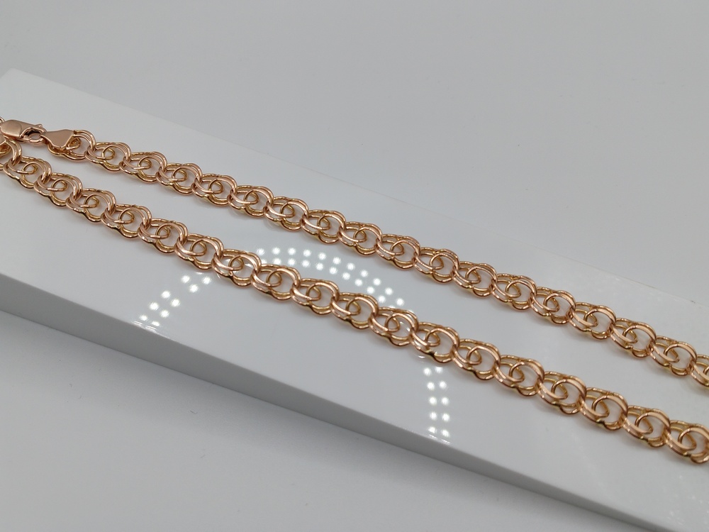 ЦЕПЬ ПОЛНОВЕСНАЯ Бисмарк (Au 585)