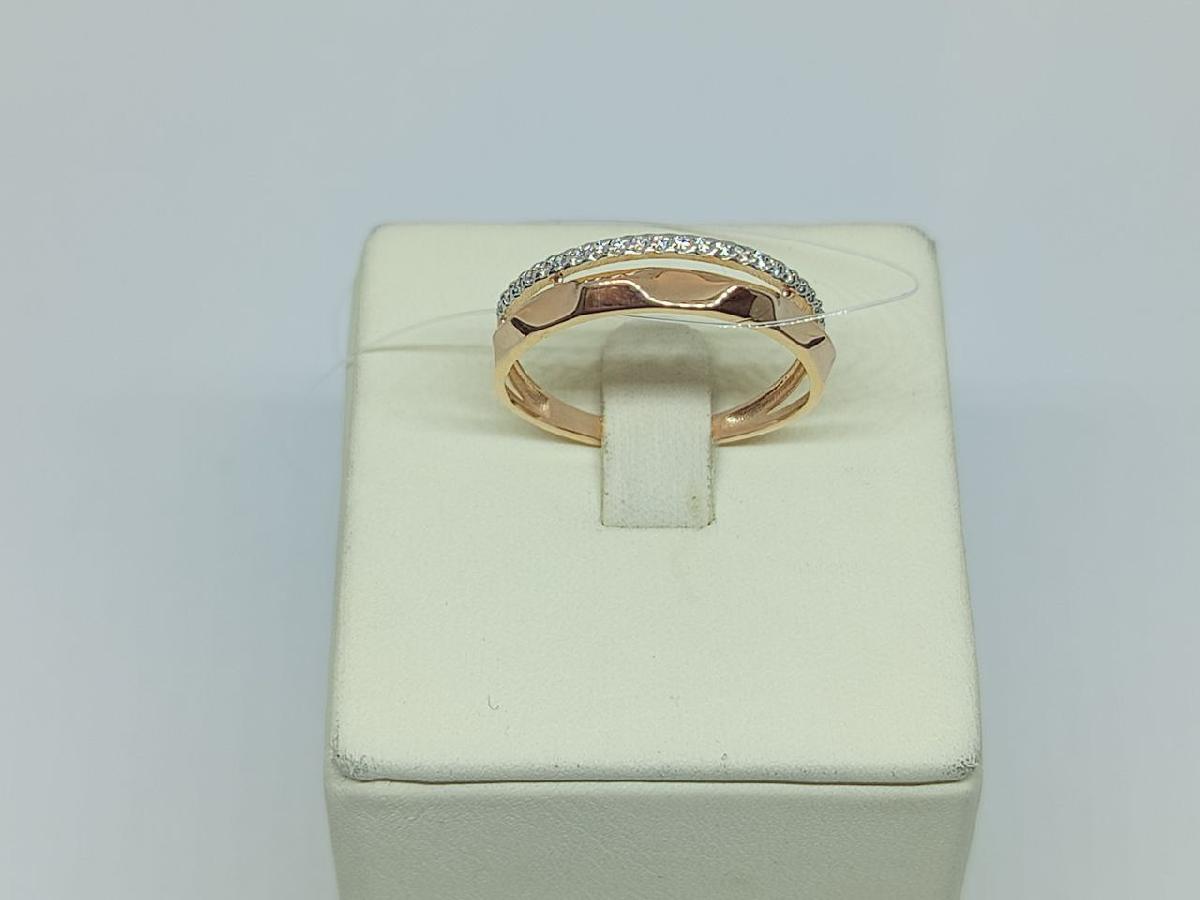 КОЛЬЦО С КАМНЯМИ (Au 585)