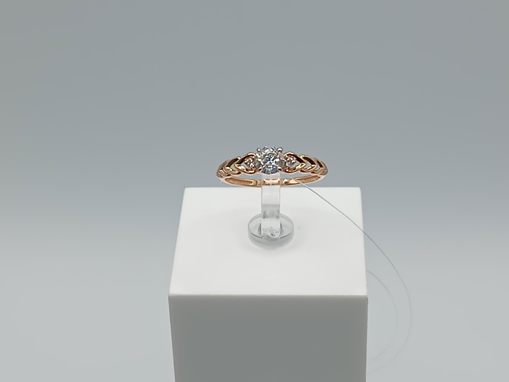 КОЛЬЦО С КАМНЯМИ (Au 585)