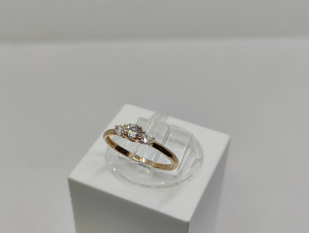 КОЛКМИ585 КОЛЬЦО С КАМНЯМИ (Au 585)