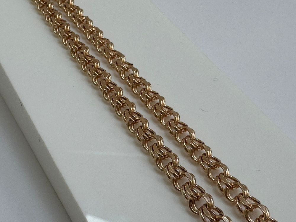 ЦЕПЬ ПУСТОТЕЛАЯ Бисмарк (Au 585)