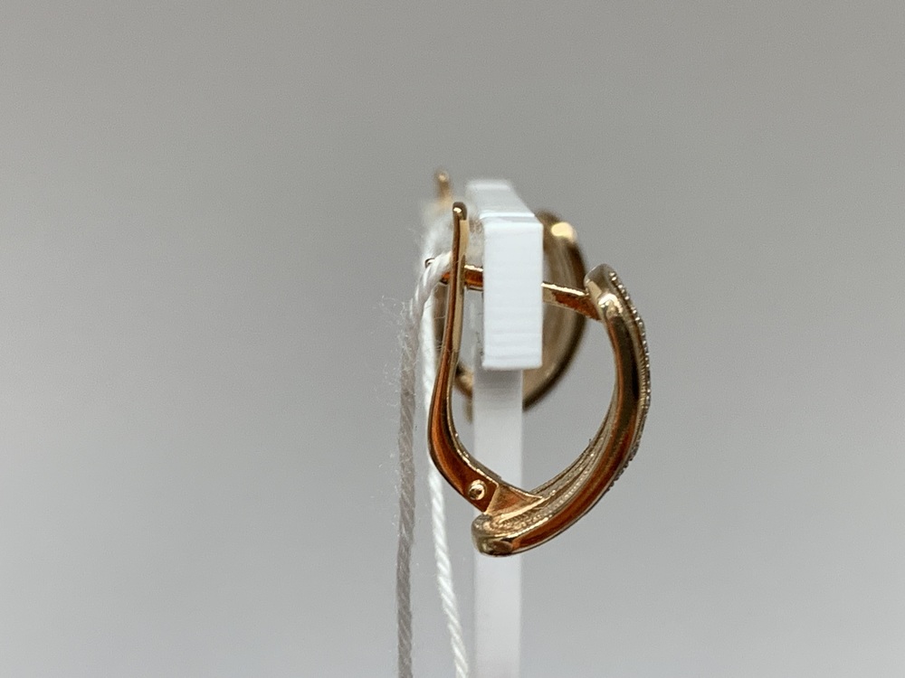 СКМИ585 СЕРЬГИ С КАМНЯМИ (Au 585)