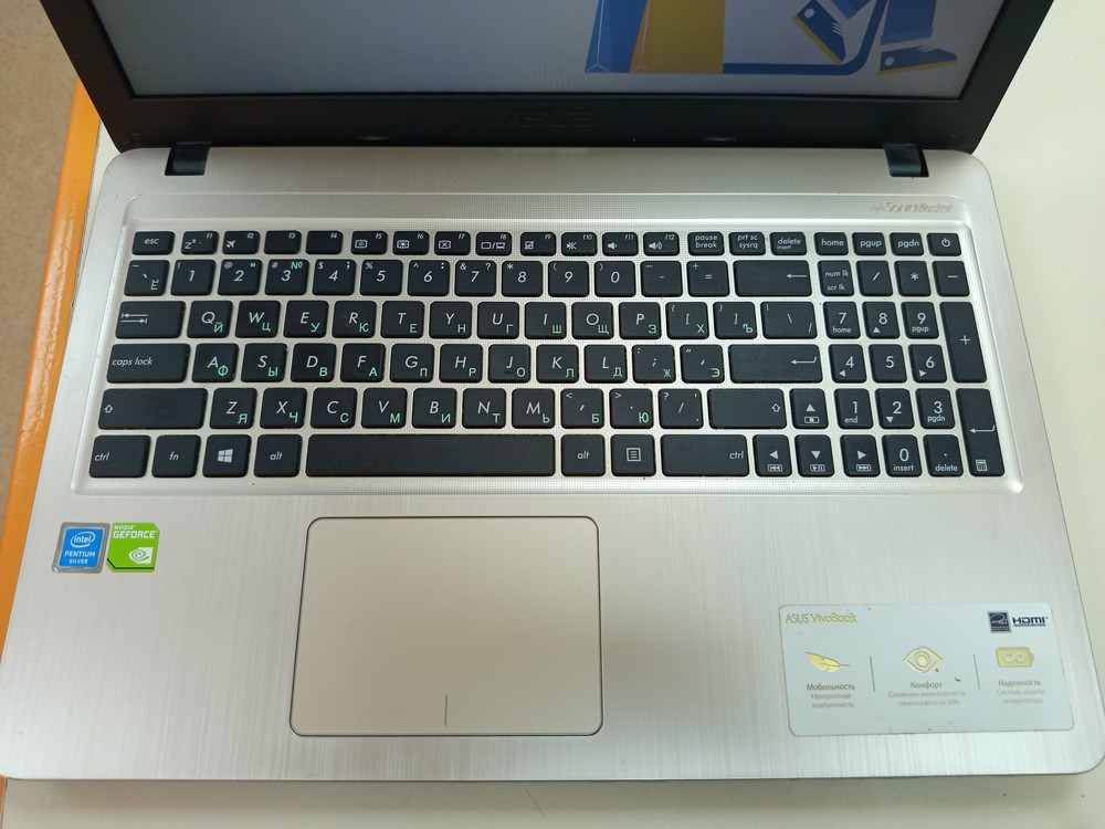 Ноутбук ASUS 540; Pentium N5000, GeForce MX110, 4 Гб, 512 GB, Нет