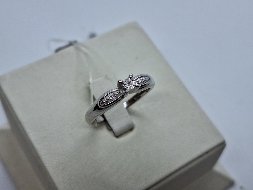 КОЛЬЦО БРИЛЛИАНТ (Ag 925)