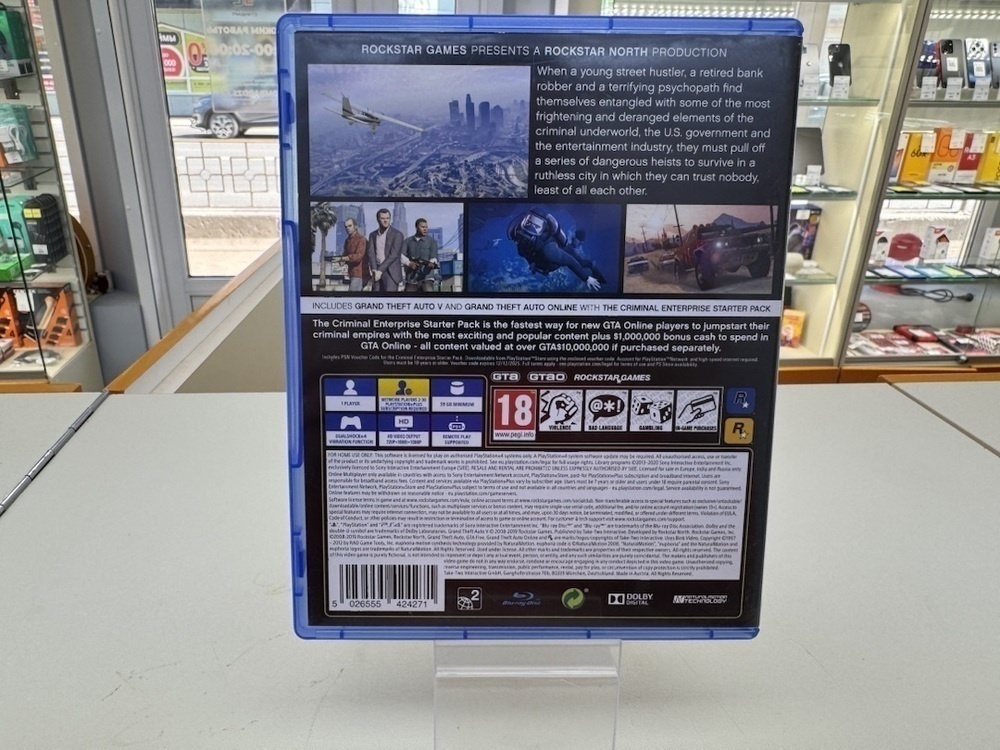 Игра Playstation 4 GTA 5