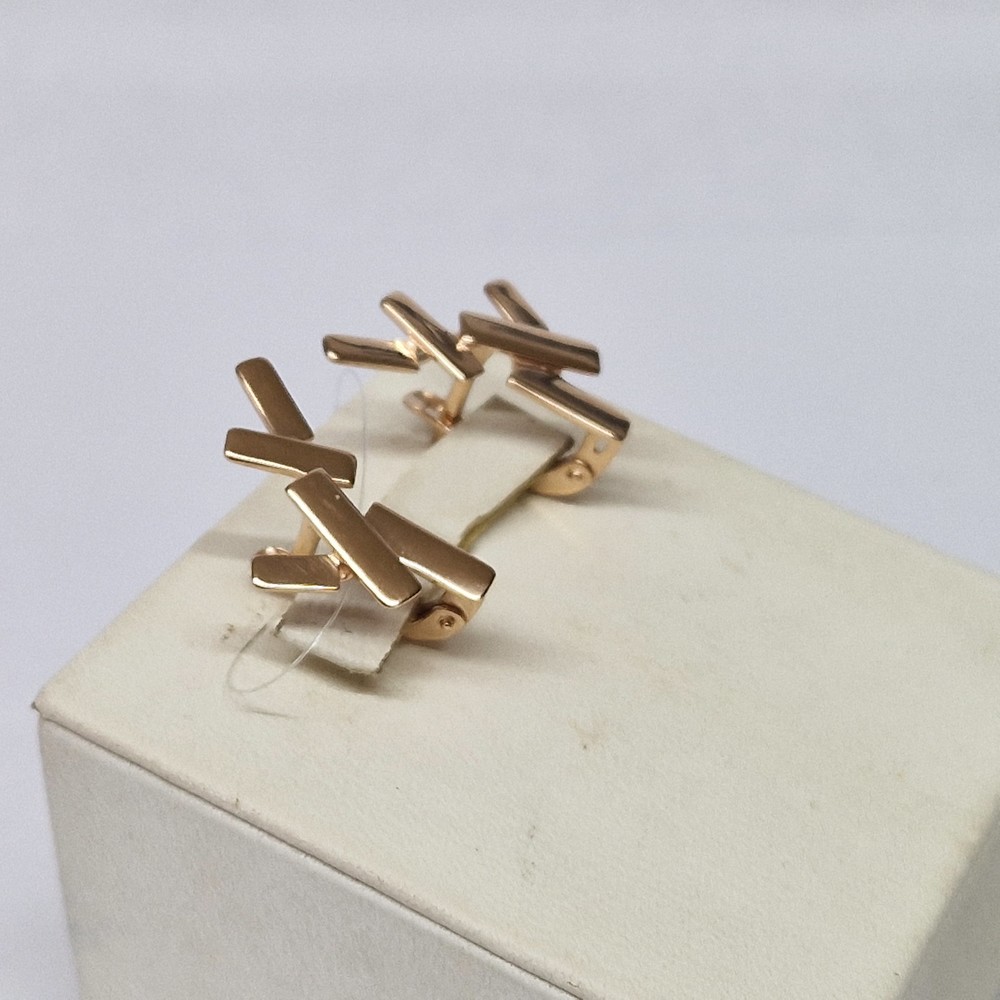 СЕРЬГИ БЕЗ КАМНЯ (Au 585)