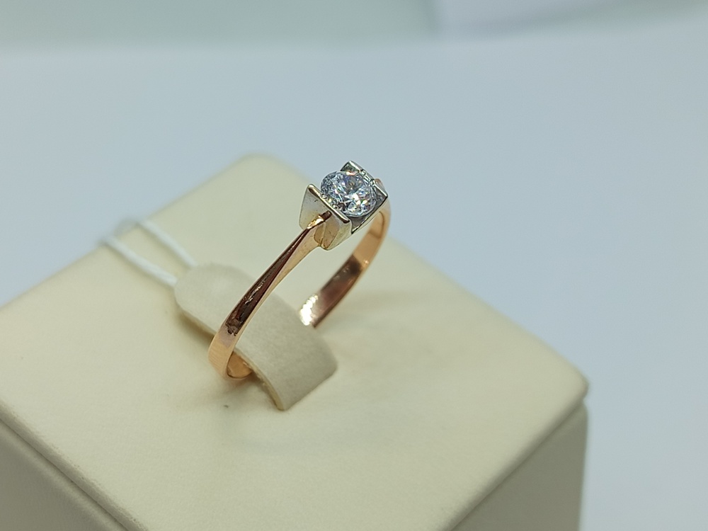 КОЛЬЦО С КАМНЕМ (Au 585)