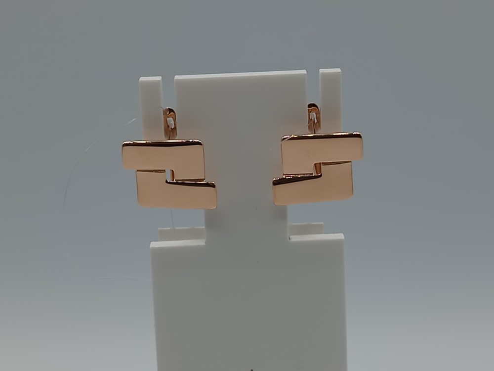 СЕРЬГИ БЕЗ КАМНЯ (Au 585)