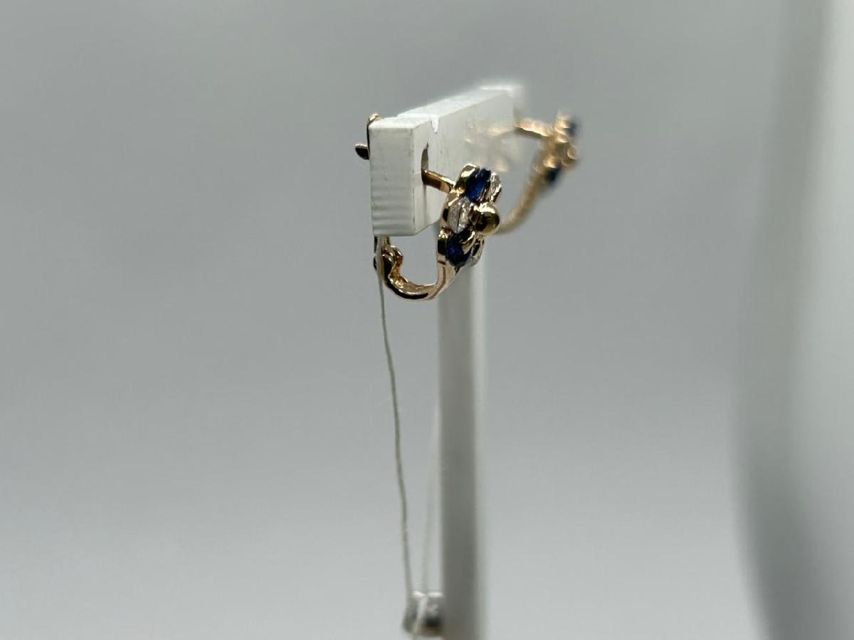 СКМИ585 СЕРЬГИ С КАМНЯМИ (Au 585)